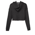 thumbnail image 2 of Bella + Canvas - Sudadera Corta de Polar para Mujer (Gris Jaspeado Oscuro), 2 of 3