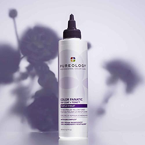 PUREOLOGY Color Fanatic Top Coat + Purple Tone Treatment Light to Medium Blonde