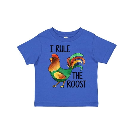 

Inktastic Farmer I Rule the Roost Rooster Gift Toddler Boy or Toddler Girl T-Shirt