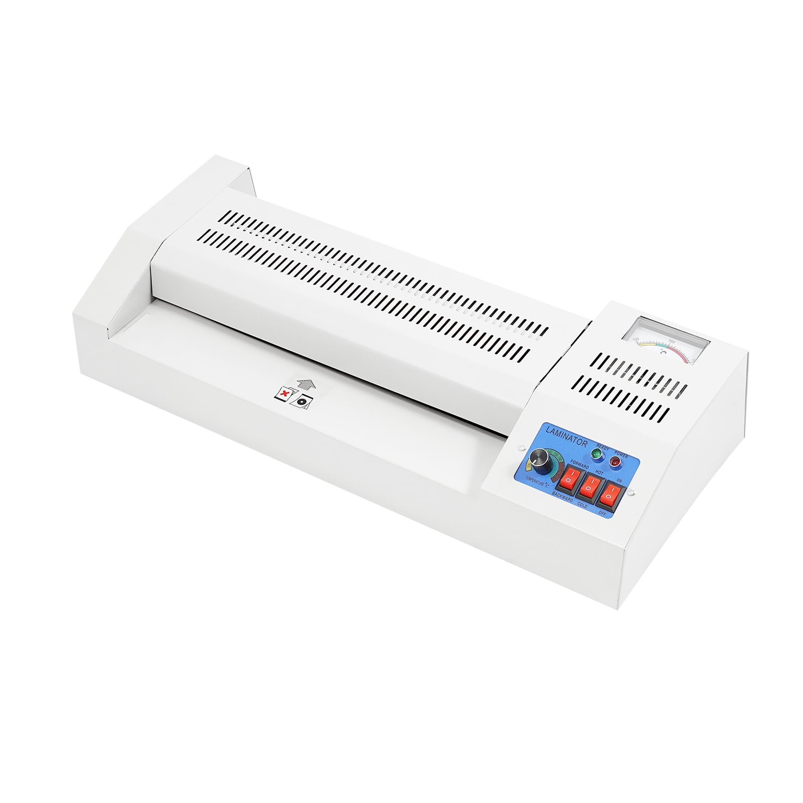 13" Laminating Machine  A3 A4 Thermal Laminator Machine 4 Roller Hot Cold Film 110V 600W 19.3*8.3*4.1in for Large Offices, Homes, Schools