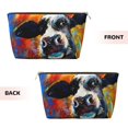 thumbnail image 2 of Picia Cow Printed Leather Travel Toiletry Bag,Cosmetic Organizer, Makeup Travel Bag, Durable Travel Pouch, Compact Toiletry Bag, Travel Accessories, 2 of 6