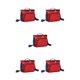 thumbnail image 2 of Bearachild Bolsa De Almuerzo Con Aislamiento Tamaño De Aislamiento Térmico Ligero Durable Fácil De Limpiar Bolsa De Almuerzo Rojo Type2 NO2, 2 of 6