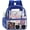 02-blue, variant on Clear Backpack Stadium Approved - Clear Mini Backpack 12x12x6 for Women Concert Work Sport Games Festival Venues Blue