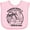 AD-Pink, variant on Inktastic Summer Vacation Mode Pensacola Beach Florida Boys or Girls Baby Bib