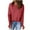 Red, variant on Fanxing Women's Long Sleeve Shirts with Thumb Hole Casual Crewneck Pullover Lightweight Tees Shirt 2025 Fall Tops Black,M