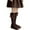 Coffee, variant on Zunfee Girls' Knee High Socks - White, Cotton Soft Breathable with Bow Accent, 6-14T Juniors Size, 1PC for Daily/School/Party, Matches Mary Janes/Dresses