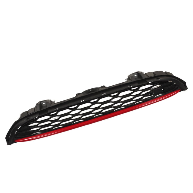 Rejilla Superior Delantera, Entrada De Aire Suave Parrilla De Parachoques Fresca Fácil Instalación Raya Roja Protección Fuerte 51137393456 Para F55 F56 F57 S JCW 2014-2021