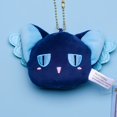 thumbnail image 5 of 2pcs Cherry Blossom Sun Devil Plush Keychain - Soft Cotton Anime Character Doll Pendants, 5 of 5