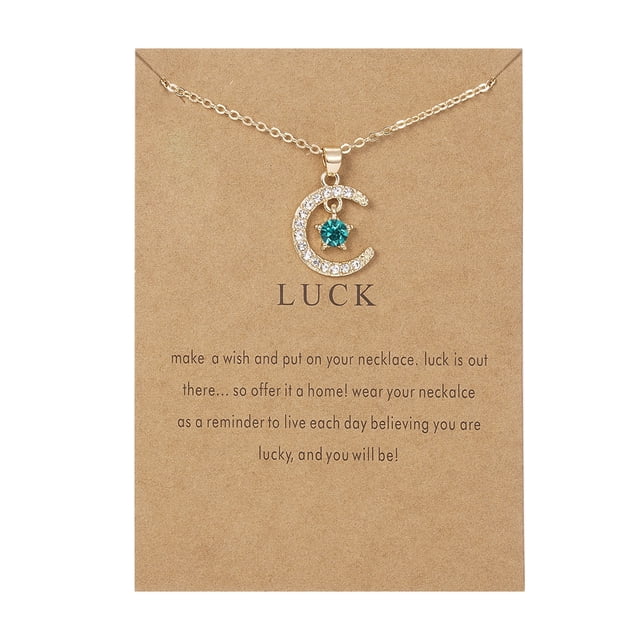 Xihbxyly Collar con Piedra de Nacimiento, Elegante Colgante de Estrella, Diseño de Dije de Cristal Brillante, Aleación con Detalles de Diamante, Accesorio de Fiesta para Uso Diario, Regalo Perfecto p