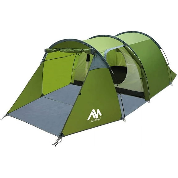 KANCOKIT 3/4-Person Tunnel Tent with Vestibule