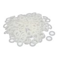 thumbnail image 1 of Unique Bargains M12 x 20mm x 2mm Nylon Flat Insulating Washers Gaskets Fastener 200PCS, 1 of 1