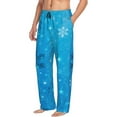 thumbnail image 6 of Naloa Winter With Snowflakes Pajama Pants Men, PJ Bottoms, Sleep & Lounge Pants-XX-Large, 6 of 6