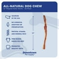 thumbnail image 3 of Downtown Pet Supply Bully Sticks For Dogs Free Range Dog Chews 12", 30 Pack Odor Free, 3 of 8