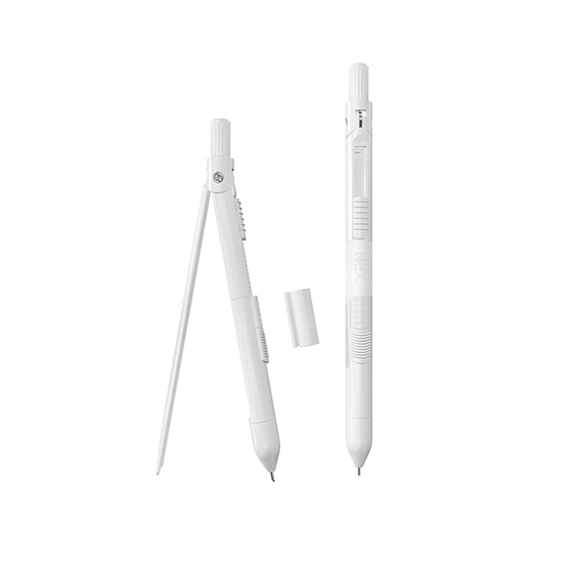 NBX Professional Compass with Mechanical Pencil Math Geometry Drawing Tools with 10pcs 0.7mm Leads Stationery Supplies for Students Teachers Designers Workers