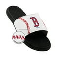 thumbnail image 2 of Unisex ISlide Boston Red Sox Baseball Stitch Slide Sandals, 2 of 2