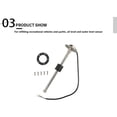 thumbnail image 3 of Speravity Sensor de nivel de combustible de agua RV de acero inoxidable, reemplazo desmontable, anticorrosivo, a prueba de golpes, 5 orificios, M5x16, Bombillas para automóviles Speravity VI017895-00B, 3 of 6