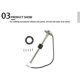 thumbnail image 5 of Speravity Sensor de nivel de combustible de agua RV de acero inoxidable reemplazo desmontable a prueba de golpes IP67 impermeable M5x16 accesorios de Bombillas para automóviles Speravity VI017895-00B, 5 of 6
