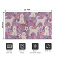 thumbnail image 5 of Goldendoodle Dog and Flower Floral Door Rugs,Washable Non Slip Door Mats Indoor,Decorative Door Mats,Entry Mat Indoor for Entrance,Bedroom,Kitchen,Bathroom,17"x30", 5 of 6