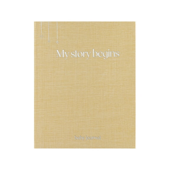 NANDIYNZHI New Edition Baby Growth Record Book B5 Cloth Hardcover Thick Pages Perfect for Baby'S JournalNANDIYNZHI