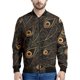 thumbnail image 4 of Chaquetas con estampado de plumas bohemias para hombre, sudadera de manga larga con estampado 3D retro, chaqueta bomber de calle de gran tamaño con cremallera, 4 of 5