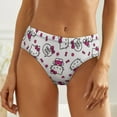 thumbnail image 3 of Hello Kitty Women's Underwear Low Rise Full Coverage Briefs Breathable Underpants Ladies Regular Plus Size Panties, 3 of 6