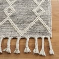 thumbnail image 3 of SAFAVIEH Natura Velasco Southwestern Wool Area Rug, Ivory/Black, 4' x 6', 3 of 8