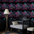 thumbnail image 4 of Peel and Stick Wallpaper Leopard Surrounded by Exotic Blooms Shadows Wall Mural 23.6in x 9.8ft Self Adhesive Removable Wall Paper Renter Friendly Wallpaper for Bedroom Cabinets Maximalism Decor, 4 of 8