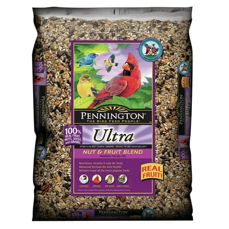 Bird Seed - Pennington Ultra Fruit & Nut Blend Wild Bird Seed and Feed, 14 lbs