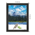 thumbnail image 5 of Rustic Pine Black Narrow Wood Picture Frame, Photo Frame, Art Frame, 5 of 10