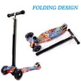 thumbnail image 4 of Trottinette Pliable Trottinette pour Enfants Trottinette à 3 Roues avec Roues Lumineuses Trottinette à Propulsion pour Tout-Petits 3-8 Ans avec Hauteur Ajustable Trottinette Légère, 4 of 7