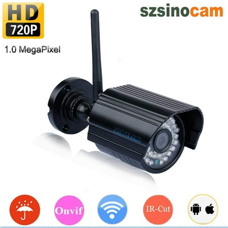 WiFi Camera Outdoor, Security Surveillance CCTV, 720P HD Night Vision Cameras, Waterproof Security Camera, IR LED Motion Detection IP Cameras for Indoor Outdoor, Support Max 128GB SD
