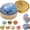 Blue, variant on Dumplings Squishy Stress Balls Fidget Sensory Toys Mystery Dumplings Squishy Soft Squeeze Decompression Dough for Adults