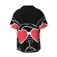 thumbnail image 6 of Daiia Animal Bulldog French Men's Linen Shirts Short Sleeve Casual Shirts Button Down Shirt for Men Beach Summer Wedding Shirt-3X-Large, 6 of 6