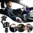 thumbnail image 4 of ChicYu Cup Trey Phone Mount for Car,Upgraded 2 in 1 Car Cup Phone Holder Expander with Adjustable Base,360 Degree Rotation for Trucks, RVs, Boats, Campers, Caravans, 4 of 5