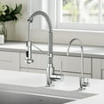 thumbnail image 2 of KRAUS Bolden Commercial Style Pull-Down Kitchen Faucet and Purita Water Filter Faucet Combo in Chrome, 2 of 10