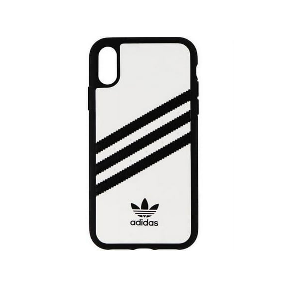 Adidas Originals Samba Snap Case for iPhone XR - White w/ Black Stripes