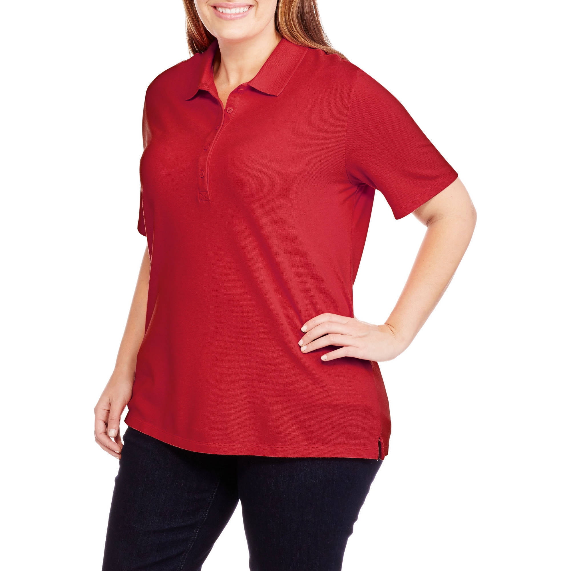 Women's Plus Short Sleeve Polo 