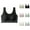 Black, variant on Sports Bras for Women Summer Comfortable Push Up Seamless Latex Yoga Gym Athletic Bralettes Workout Bra