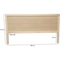thumbnail image 2 of Cabecera Para Cama King Size Muebles GM Modelo Duela Pata Delgada Madera de Pino Sin Pintar, 2 of 4