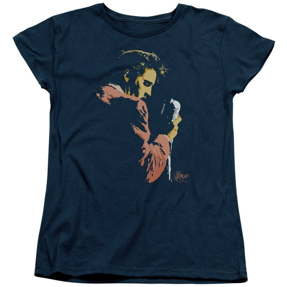 Elvis Presley - Early Elvis - Women's Short Sleeve Shirt - X-Large