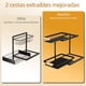 thumbnail image 5 of 2-piezas Organizador Bajo Fregadero de 2 Niveles, Multiusos Deslizante Para Cocina y Baño, Organizador de cocina extraíble ajustable, organizador de cocina Negro, 5 of 7