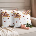 thumbnail image 2 of Thanksgiving Outdoor Pillow Covers 16"x16" Set of 2, Waterproof Throw Pillow Covers for Patio Furniture, Fall Maple Lea Farmhouse Autumn Decorative Cushion Pillowcases for Garden Porch Couch Sofa, 2 of 9