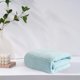 thumbnail image 5 of Toalla de baño Terciopelo copo de nieve | Secado rápido suave y absorbente | Ropa polar gruesa | Color sólido | 1 pieza | 55"x28" | Poliéster | Inicio Spa Viajes | Sin cobertizo | Beige Gris Azul, 5 of 6
