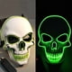 thumbnail image 4 of Máscara de Halloween con luz LED y cabeza de calavera, luminosa y aterradora, para cosplay (sin pilas), 4 of 5