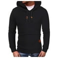 thumbnail image 2 of Levmjia Men Cargo Pants Loose Trousers Men's Winter Plaid Sweatshirt Pants Sets Sports Suit Tracksuit, 2 of 9