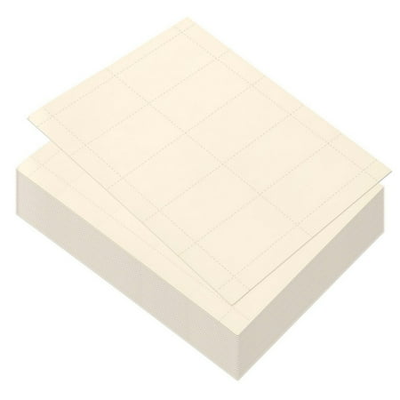 100 Sheets-Blank Business Card Paper - 1000 Business Card Stock for Inkjet and Laser Printers, 170gsm, Ivory, 3.5 x 1.9 (Best Inexpensive Business Cards)