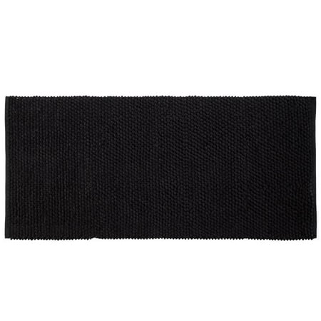 Affinity Linens Pcl22x60rg Blk Chenille Soft Loop Oversize Bath Rug 44 Black 22 X 60 In Walmart Canada