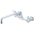 thumbnail image 1 of Central Brass 0047-ULE3 12 in. Two Handle Wallmount Kitchen Faucet - Polished Chrome, 1 of 1