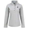 thumbnail image 2 of Women's Cutter & Buck  Gray Cleveland Browns Hunts Point Eco Half-Snap Sweatshirt, 2 of 3