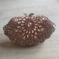 thumbnail image 3 of XIYUAN Bolsos de noche con diamantes de imitación dorados para mujer, bolsos de mano de diseñador para niñas, bolsos de mano para bodas, bolsos de noche elegantes para novias, 3 of 4